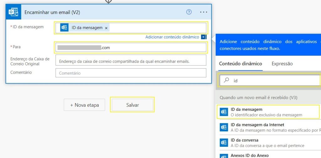 Busque por ID da Mensagem